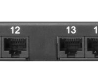 Lanberg Patch Panel 24-Port 0.5U 19" CAT6 UTP Black