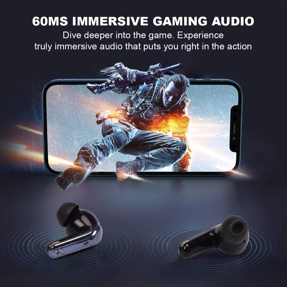SonicGear Earphones Bluetooth & USB-C Dongle for PC EarPump XP2 Obsidian - Image 2