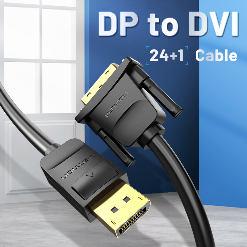 Vention DisplayPort to DVI-D Cable 24+1 2.0m HAFBH - Image 2