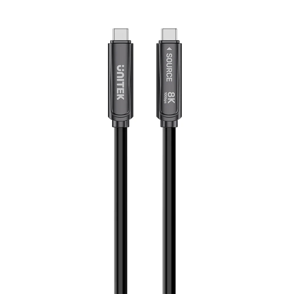 Unitek UC USB-C Fiber Optic 8K Cable 10Gbps 60W PD 10.0m C14178A-10M - Image 2