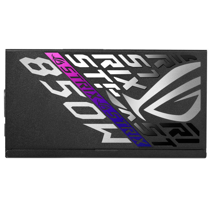 ASUS Power Supply ROG STRIX 80 PLUS Platinum Fully Modular ATX 3.1 PCIe 5.1 GaN MOSFETs Intelligent Voltage Stabilizer 850W Platinum Black - Image 2