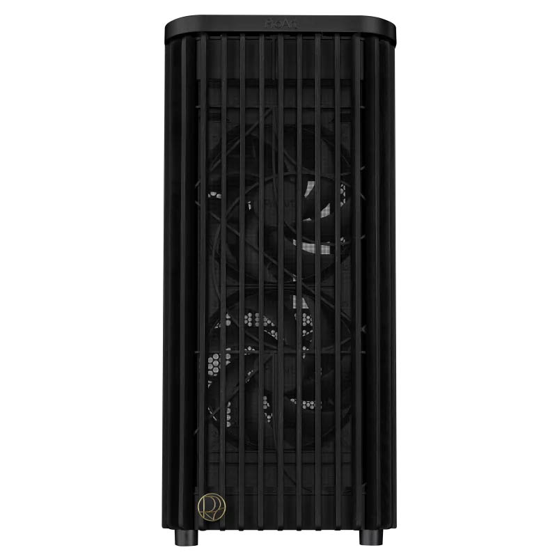 ASUS PC Case ProArt ATX Ash Wood Front Panel Tempered Glass Side Panel 3x Pre-Installed Fans Type-C PA401 Wood Edition Black TG - Image 2