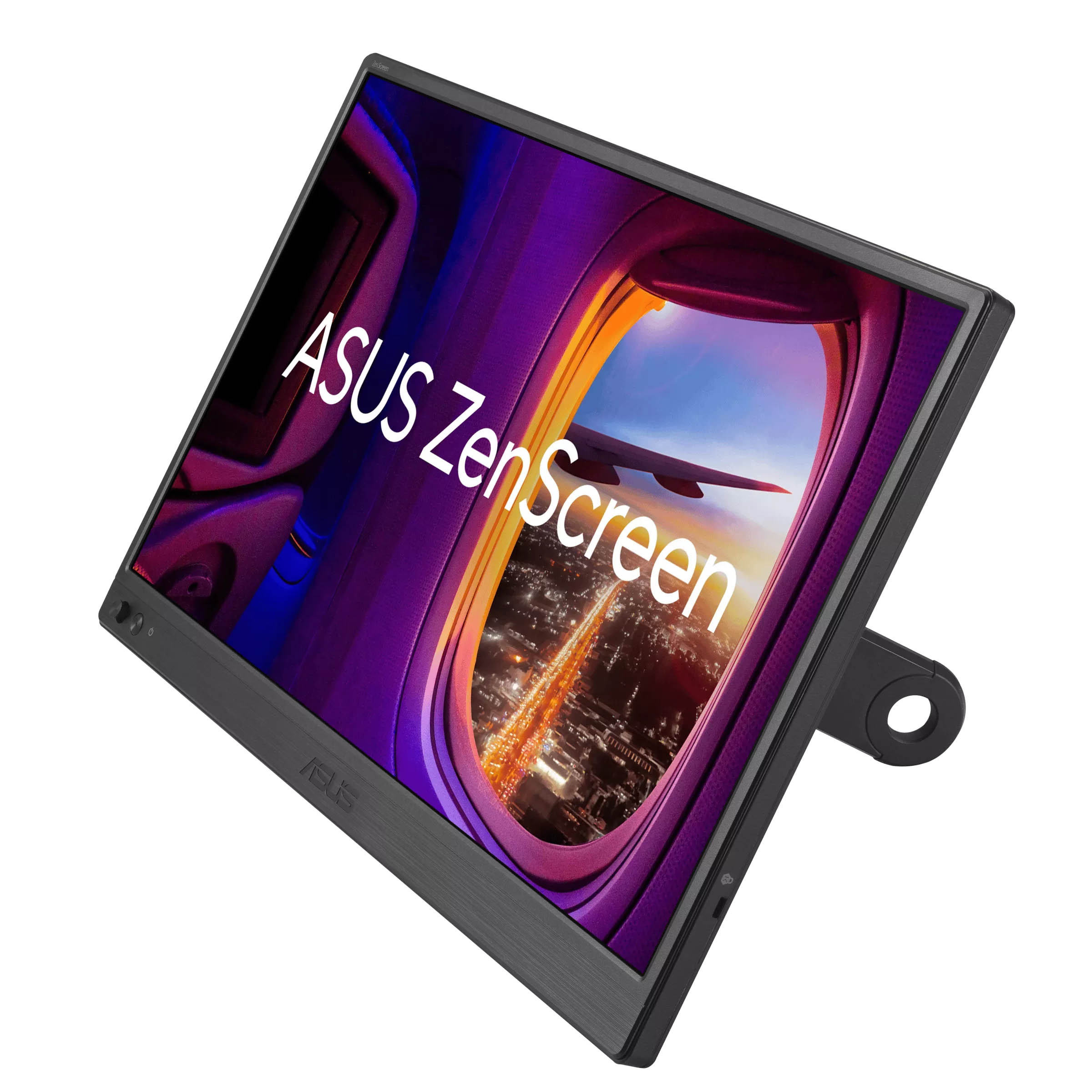 ASUS Monitor Portable ZenScreen 15.6" FHD IPS Anti-Glare 360° Kickstand HDMI Dual USB-C MB169CK - Image 2
