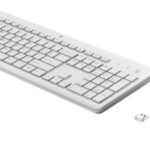 HP KEYBOARD AND MOUSE 230, WIRELESS, WHITE