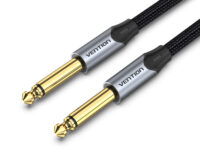 Vention AUDIO 6.3mm M-M Braided Cable Aluminium 3.0m BASHI