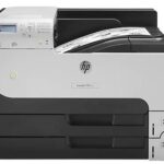 HP PRINTER LASER MONOCHROME ENTERPRISE M712DN A3, 41PPM A4 / 20PPM A3, 1200 X 1200 DPI, 800MHZ, 512MB, 8GB SSD STORAGE, DC:100K, NUMBER OF USERS: 10-30, DUPLEX, 3X TRAYS 600 SHEETS, USB, LAN, 1YW