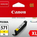 CANON INK CARTRIDGE CLI-571XL YELLOW FOR MG5740, MG5750, MG6840, MG6850, MG7740, MG7750, TS6051, TS6050, TS5051, TS5055, TS8050, TS9050