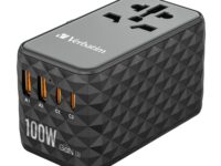 Verbatim Charger Travel Adapter World to World GAN III 100W 2xC 2xA UTA-06
