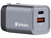 Verbatim Wall GaN Charger 35W USB-C USB-A (UK/EU/US) GNC-35