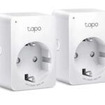TP-LINK TAPO, MINI SMART WI-FI SOCKET, ENERGY MONITORING, 100-240 V, MAX LOAD 16 A, 50/60 HZ, 2.4 GHZ WI-FI NETWORKING, AMAZON CERTIFIED FOR HUMANS (FFS), VOICE CONTROL, UK PLUG, PACK OF 2 UNITS