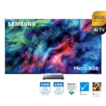 SAMSUNG TV 65'' R95H, F, 3840X2160, 4K, AI, MICRO RGB, SMART, 100HZ, HDR 10+ ADVANCED, AI AUTO GAME MODE, HDMIx4, USBx2, ETHERNET, NEO SLIM, TITAN BLACK