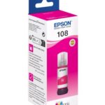 EPSON INK MAGENTA 108, 1 x 70.0 ml, 2, 100 (10x15cm) photos, FOR L18050, L8050