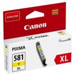 CANON INK CARTRIDGE CLI-581XL YELLOW FOR TS6150, TS8150, TS9150, TR8550, TS705, TS6350