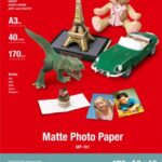 CANON PAPER A3, PHOTO MATT MP-101A3, 40 SHEETS, 170GR