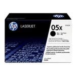 HP TONER BLACK HIGH YIELD, 05X, FOR PRINTERS MONOCHROME LASERJET P2055 - 6.500 PAGES