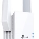 TP-LINK WIRELESS RANGE EXTENDER AX1500, DUAL BAND, 1 X GIGABIT LAN PORT, 2 X EXTERNAL ANTENNAS, MESH, WPS/ RESET BUTTON, AP MODE, WPA/WPA2, WHITE, UK PLUG
