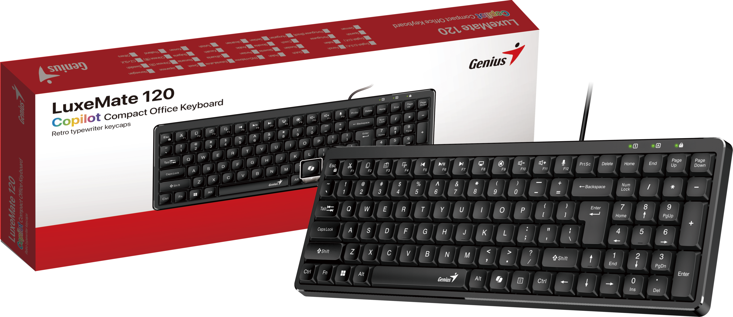 Genius Keyboard Wired Compact English LuxeMate 120 - Image 6