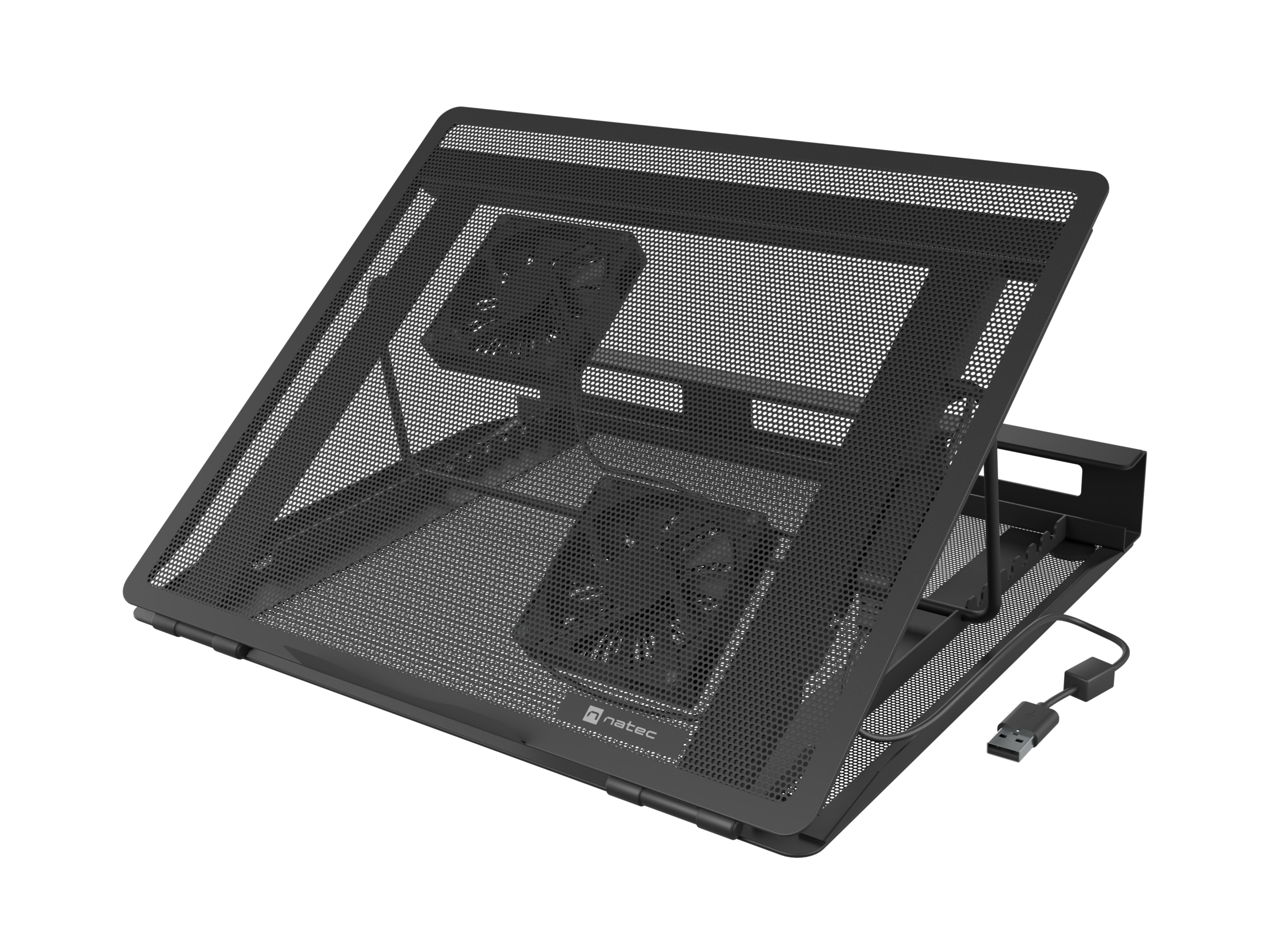 Natec TERN 2 PLUS Laptop Cooling Stand 12.1-17.3" with Adjsutable Fan Position & Speed - Image 3
