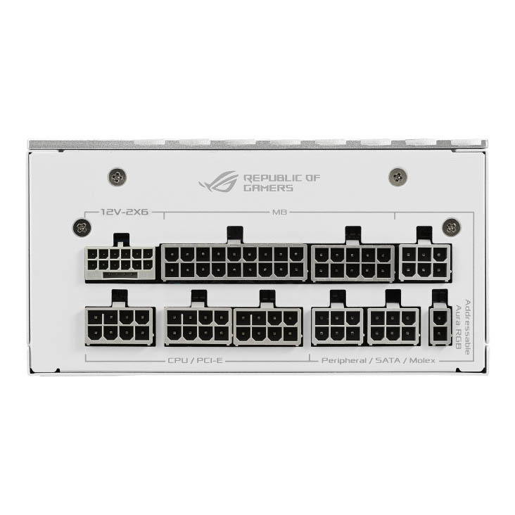 ASUS Power Supply ROG LOKI 80 PLUS Platinum Fully Modular ATX 3.0 PCIe 5.0 SFX-L 850W Platinum White Edition - Image 3