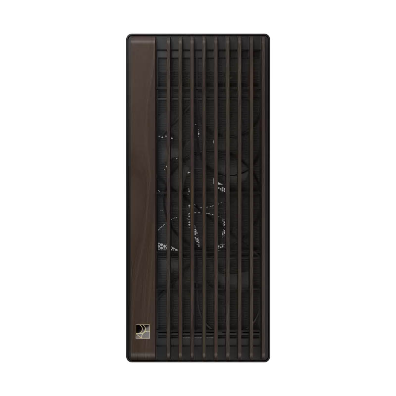 ASUS PC Case ProArt ATX Walnut Wood Front Panel Tempered Glass Side Panel 3x Pre-Installed Fans IR Dust Indicator Type-C PA602 Wood Edition Modern Black TG - Image 3