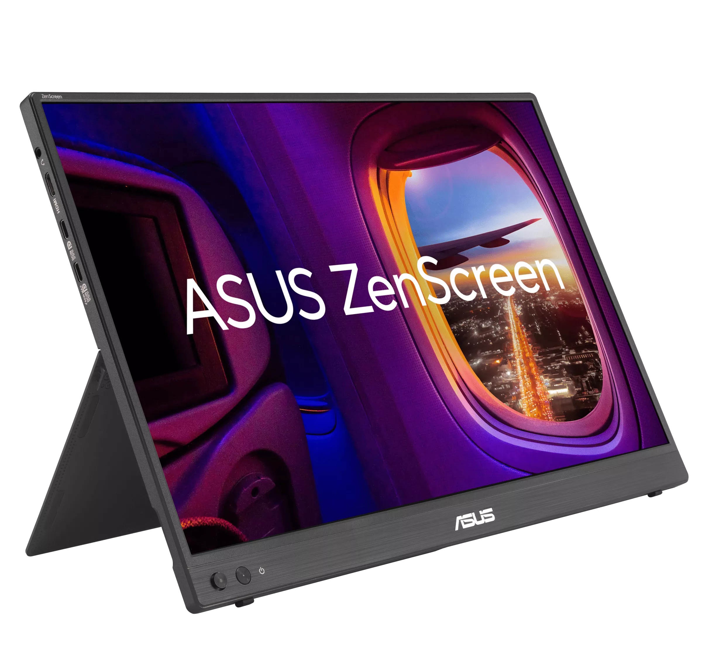 ASUS Monitor Portable ZenScreen 16" WUXGA IPS Power Pass-Through Auto-Rotate HDMI Dual USB-C MB16FC - Image 3