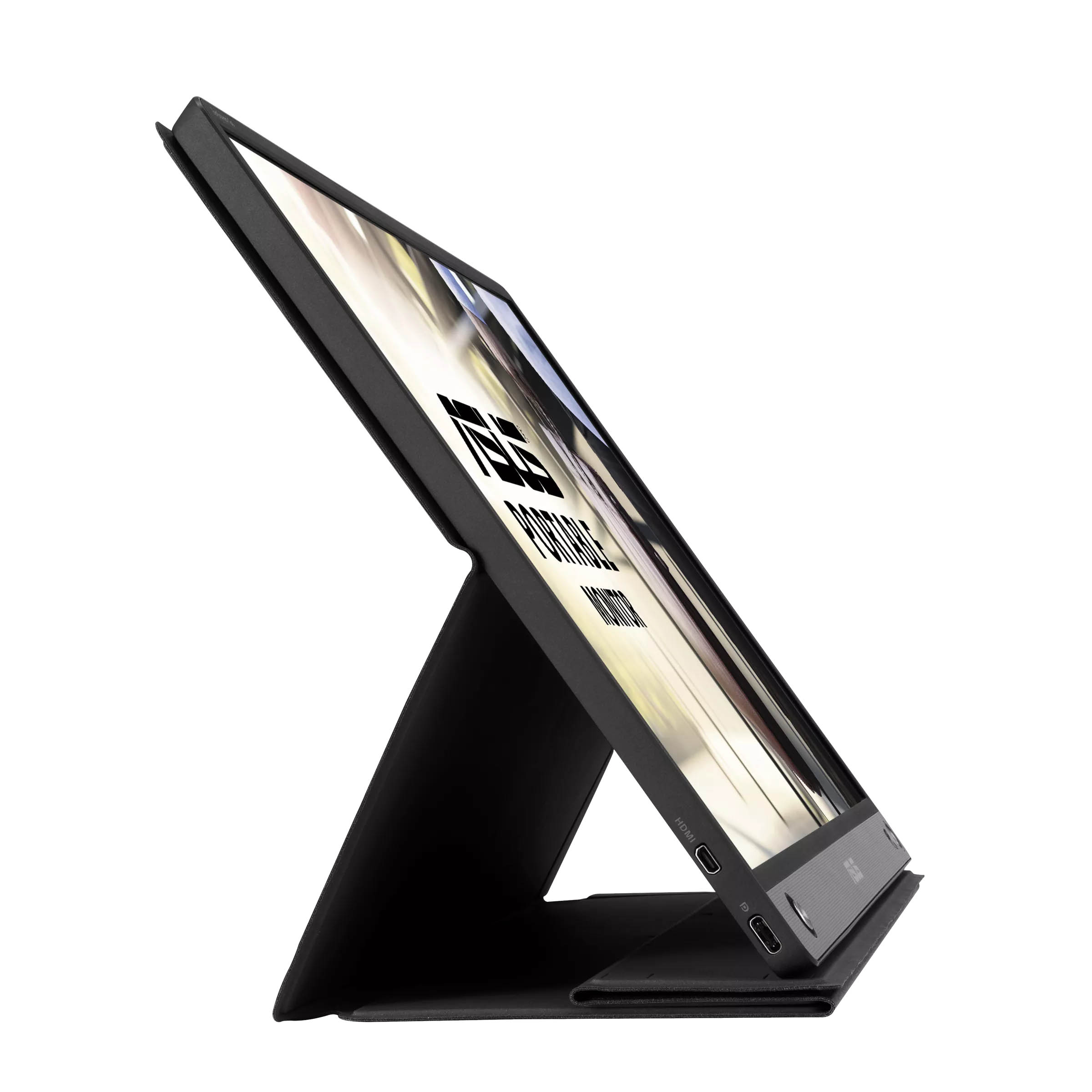 ASUS Monitor Portable ZenScreen GO 15.6" FHD IPS Built-in Battery Foldable Smart Case HDMI USB-C Speakers MB16AHP - Image 3