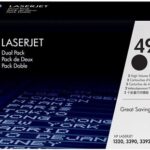 HP TONER BLACK DUAL PACK HIGH YIELD, HP 49X, FOR PRINTERS MONOCHROME LASERJET 1320, 3390 SERIES - 6.000 PAGES EACH