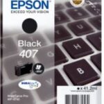 EPSON INK CARTRIDGE BLACK L 407, FOR WF-4745DTWF 2600 PAGES