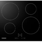 SAMSUNG HOB INDUCTION, BUILT IN, 4 HITTING ELEMENTS, TOUCH CONTROL, CUT EDGE, LED RED, BLACK