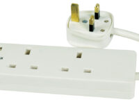 Mercury 2-Gang/Surge/2m 1xUSB Port 429.768UK