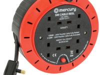 Mercury 4-Gang Power Extension Retractable Reel 5.0m 429.871UK