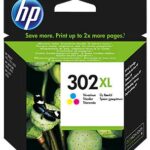 HP INK CARTRIDGE COLOR HIGH YIELD, HP 302XL, FOR PRINTERS 2130, 3639, 1110, 3630, 4510, 4520, 3830, 4650, 5220, 5230, 5232, - 330 PAGES