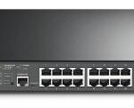 TP-LINK SWITCH 24PORTS  GIGABIT LAN PORTS PoE+, 4 SFP PORTS, JETSTREAM, 384W, MANAGED, QOS, L2+, VLAN, RACKMOUNT, UK PLUG