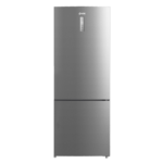 VOX REFRIGERATOR BOTTOM FREEZER, E, NO FROST, 2-DOOR, 435L, 280KWH, ANTIBACTERIAL PROTECTION, SUPER COOL MODE, REVERSIBLE DOOR, HxWxD 1.88x0.70x0.66, INOX