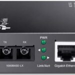 TP-LINK TRANCEIVER, 1000MBPS RJ45 TO 1000MBPS SINGLE-MODE SC FIBER CONVERTER, FULL-DUPLEX, UP TO 15KM, CHASSIS TL-MC1400 RACK-MOUNTABLE