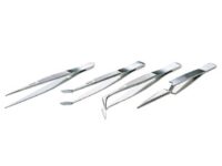 Proskit Tweezers Set of 4 Stainless Steel Units 808-389