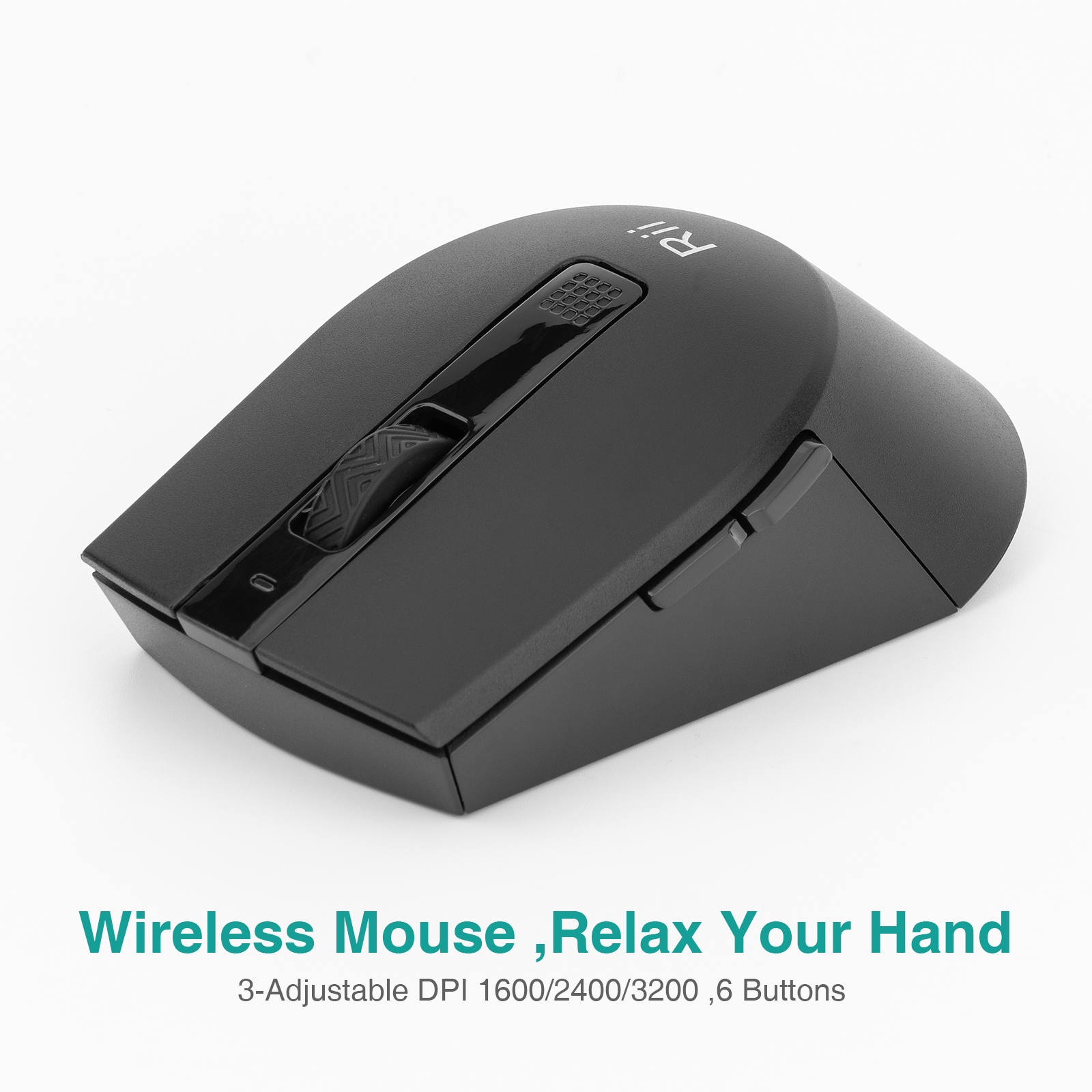 Rii Keyboard & Mouse Wireless 2.4GHz Combo Compact Size RKM709 - Image 8