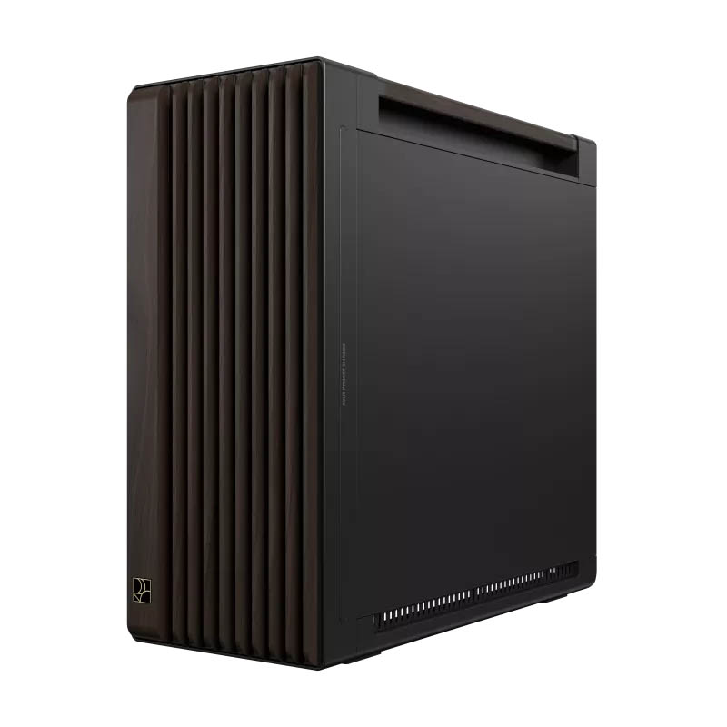 ASUS PC Case ProArt ATX Walnut Wood Front Panel Tempered Glass Side Panel 3x Pre-Installed Fans IR Dust Indicator Type-C PA602 Wood Edition Modern Black TG - Image 4