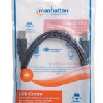 MANHATTAN USB CABLE 2.0 AM/BM 141HS 1.8M BLACK