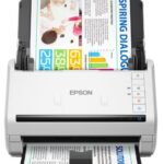 EPSON SCANNER WORKFORCE DS-770II, SHEETFED, A4 WITH STITCHING FUNCTION, SINGLE-PASS DUPLEX, 45PPM, USB 3.0, 100 PAGES ADF, 5000 PAGES DAILY WORKLOAD, DOCUMENT CAPTURE PRO 2.0, EPSON SCAN 2, BIZCARD, 1YW