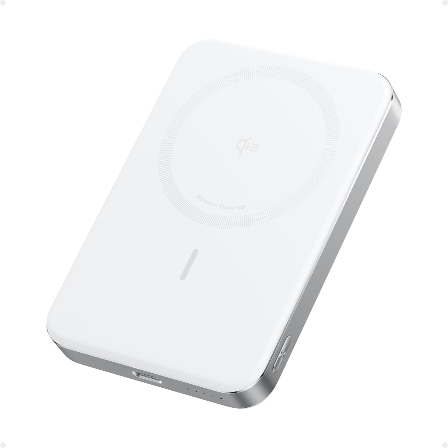 Anker Mobile Powerbank Wireless 10000 15W Ultra Slim Qi2 MagGo White