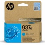 HP INK CARTRIDGE EVOMORE CYAN, HP 937e, FOR OFFICEJET PRINTERS 9720e, 9730e, 9132e, 9117b, 9120e, 9122e, 9135e, 9110b, 9125e, 9120b, 9130b - 1650 PAGES