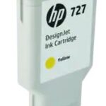 HP INK CARTRIDGE YELLOW, HP 727, 300ML, FOR DESIGNJETS T920, T930, T1500, T1530, T2500, T2530 SERIES