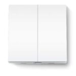 TP-LINK TAPO, SMART LIGHT SWITCH, 2-GANG 1-WAY, REMOTE CONTROL, VOICE CONTROL, WHITE