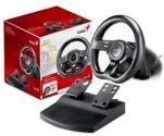 GENIUS SPEED WHEEL 5, 8-BUTTONS, TURBO FUNCTION, FOOT PEDALS, USB INTERFACE, SUPPORT WINDOWS & PLAYSTATION 3, C-CLAMP FOR TABLETS/DESKS