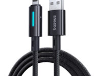 Baseus Cable Lightning to USB-A Lit Button Series 1m Cosmic Black