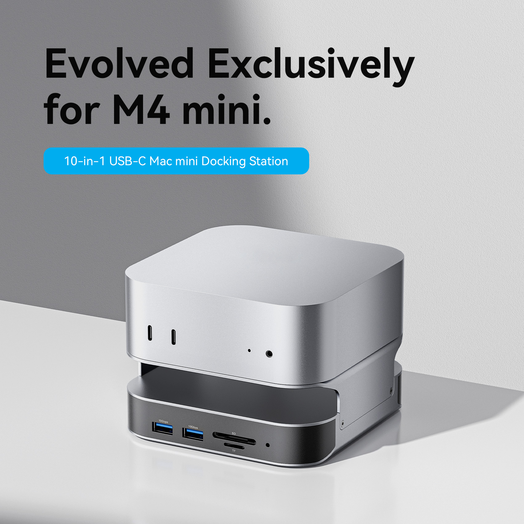 Vention IT HUB 10-in-1 USB-C Docking Station for Mac Mini THIHAG - Image 4