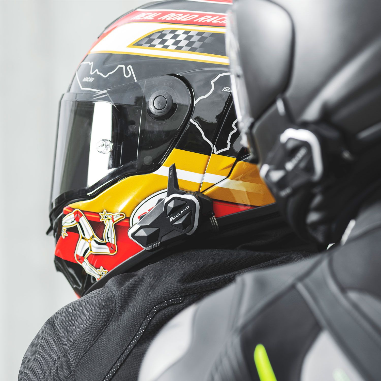 Midland Moto Intercom R1 Mesh Hybrid BT & Mesh Helmet Headset (single) - Image 5