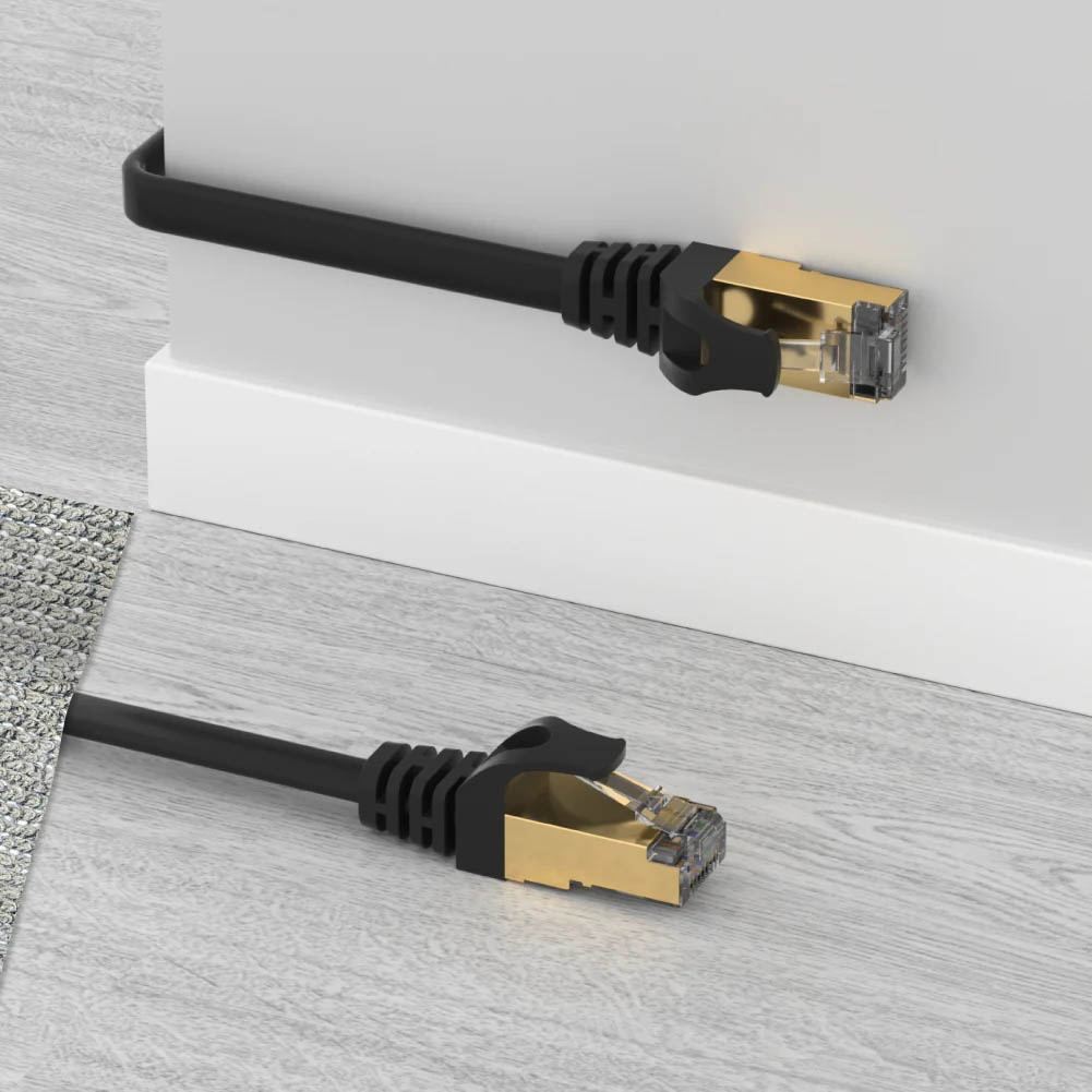 Unitek Network Patch Cable CAT7 Flat SSTP CU Black 5.0m C1897BK-5M - Image 5
