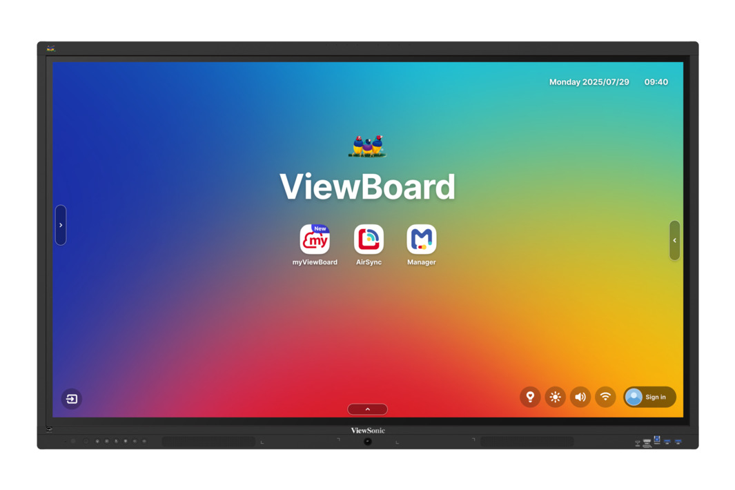 Viewsonic Viewboard Interactive Display Whiteboard 55" 4K Android EDLA 64-Point Touch 2.1 Speakers 8 Mic Array IFP5541-1-1C - Image 5
